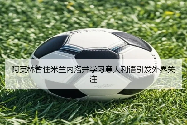 阿莫林暂住米兰内洛并学习意大利语引发外界关注